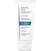 Ducray Kertyol P.S.O. Shampoo, Scalp Prone to Psoriasis, Micronized Sulfur, Salicylic Acid, Soothes Red, Irritated Scalp, 6.7 oz.
