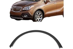 KUAFU Wheel Arch Molding Fender Flare Compatible with 2013-2022 Buick Encore Replacement for 95275468 GM1290247 Wheel Arch Molding Fender Trim ABS Plastic Black - Front Driver Side