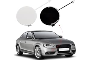 CZSHIYUE Front Bumper Tow Hook Cover Towing Eye Cap Fit for Audi A4 B8 2013 2014 2015 2016 8K0807241C (Unpainted, right passenger side) Xinpinsai
