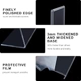 ROSSHINE A4 Acrylic Sign Holder 5 Pack L-Shape Clear Perspex Display Stand view 3