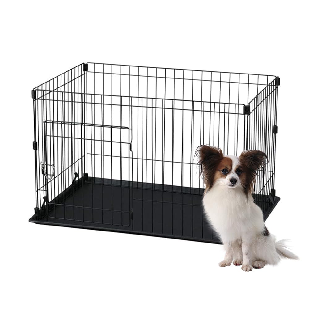 アイリスオーヤマ システムサークルトレー付き P-STN-550 ブラック 小型犬用 幅90×奥行60×高さ55.2cm商品画像