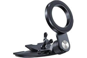 1Zero for Magsafe CD Phone Holder for Car [17 Strong Magnets] Magnetic CD Player Phone Mount, Hollow Socket CD Slot Phone Mount for iPhone 17 16 15 14 13 12 Series Pop Grip Ring Holder Magsafe Case