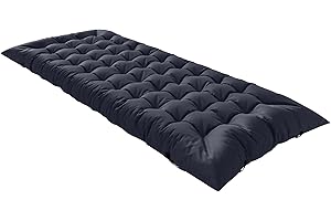 Outsunny Sleeping Mat, 3 Inch Thick Camping Mat Pad with Four Corner Elastic Straps, Foldable Camping Sleeping Pad for Cot, T