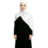 Lina &amp; Lily Non-see-through Premium Jersey Maxi Hijab Head Scarf Wrap for Muslim Women