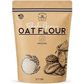 Arizona Kitchen Supply Organic Whole Grain Oat Flour, Non-GMO, 2.7 lb