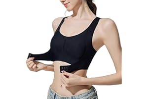 Her Posture Bras Corrector, Front Closure Cross-Back Wireless Posture Bra for Women Shaping Corrective Support Underwear