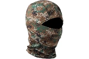 EVD-X Tactical Camo Face Mask Bandana Balaclava Hood Headwear for Men Women Training Cycling Ski Hunting