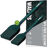 Walfos Silicone Basting Pastry Brush, 2 Size Pastry