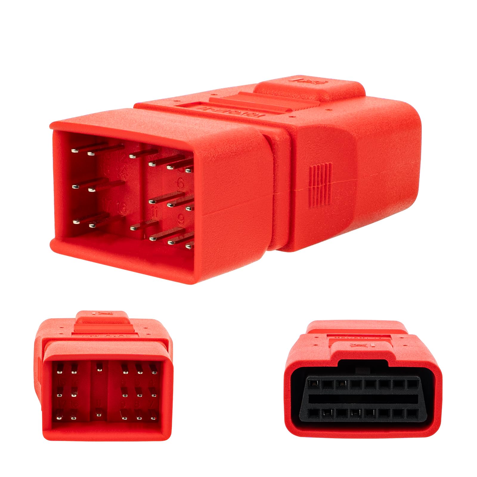 Photo 1 of JUTA OBD1 17-Pin to OBD2 16-Pin Adapter Compatible with Toyota Vehicles 17 Pin Port OBD-I Connector Work with OBD-II Diagnostic Scanner