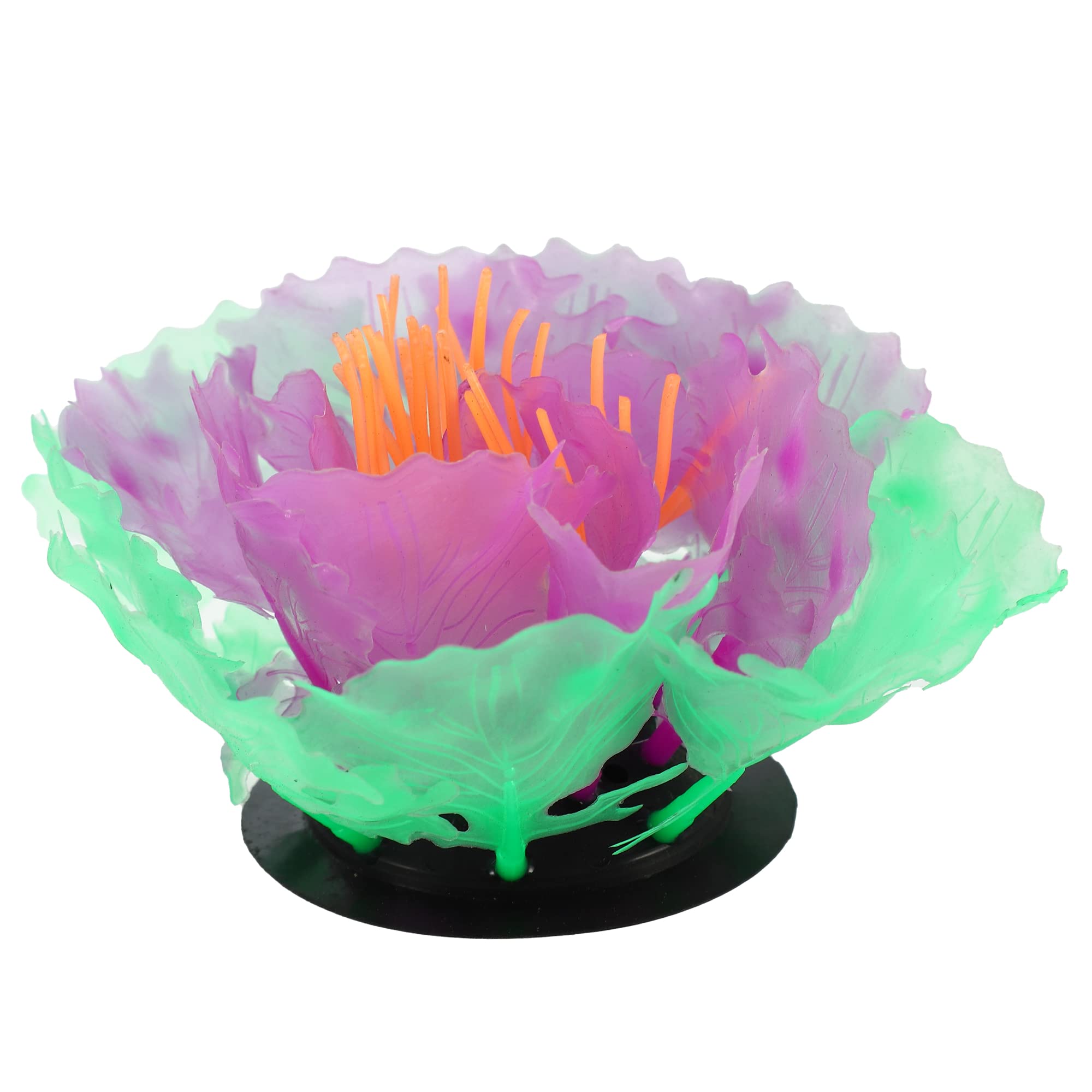 VOCOSTE Aquarium Simulation Coral Aquatic Plant, Silicone Purple