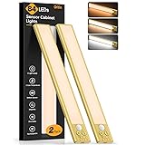 Gritin 10.2inch Under Cabinet Lighting Rechargeable