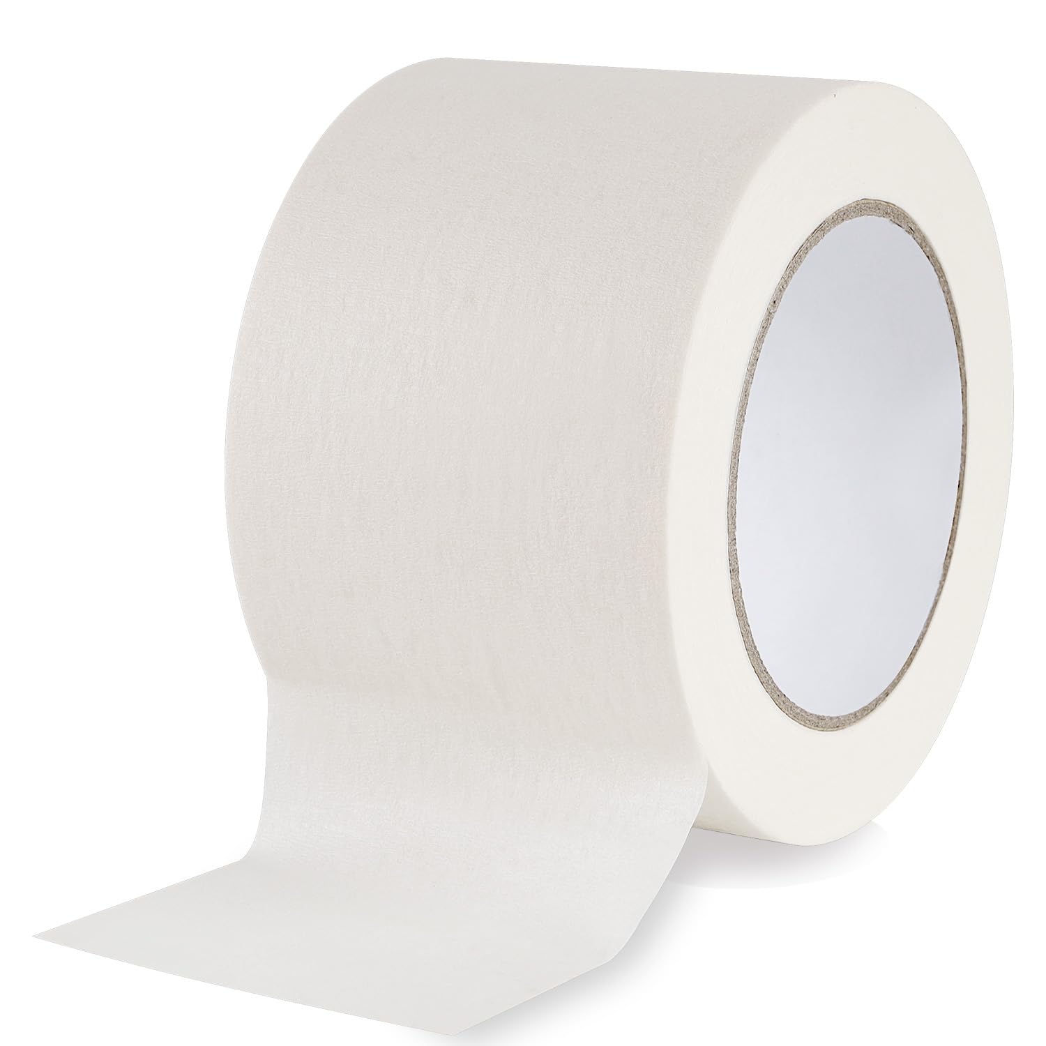 Photo 1 of Lichamp Wide Masking Tape 3 inches, 1 Pack General Purpose Beige White Masking Tape, 3 inches x 55 Yards x 1 Roll