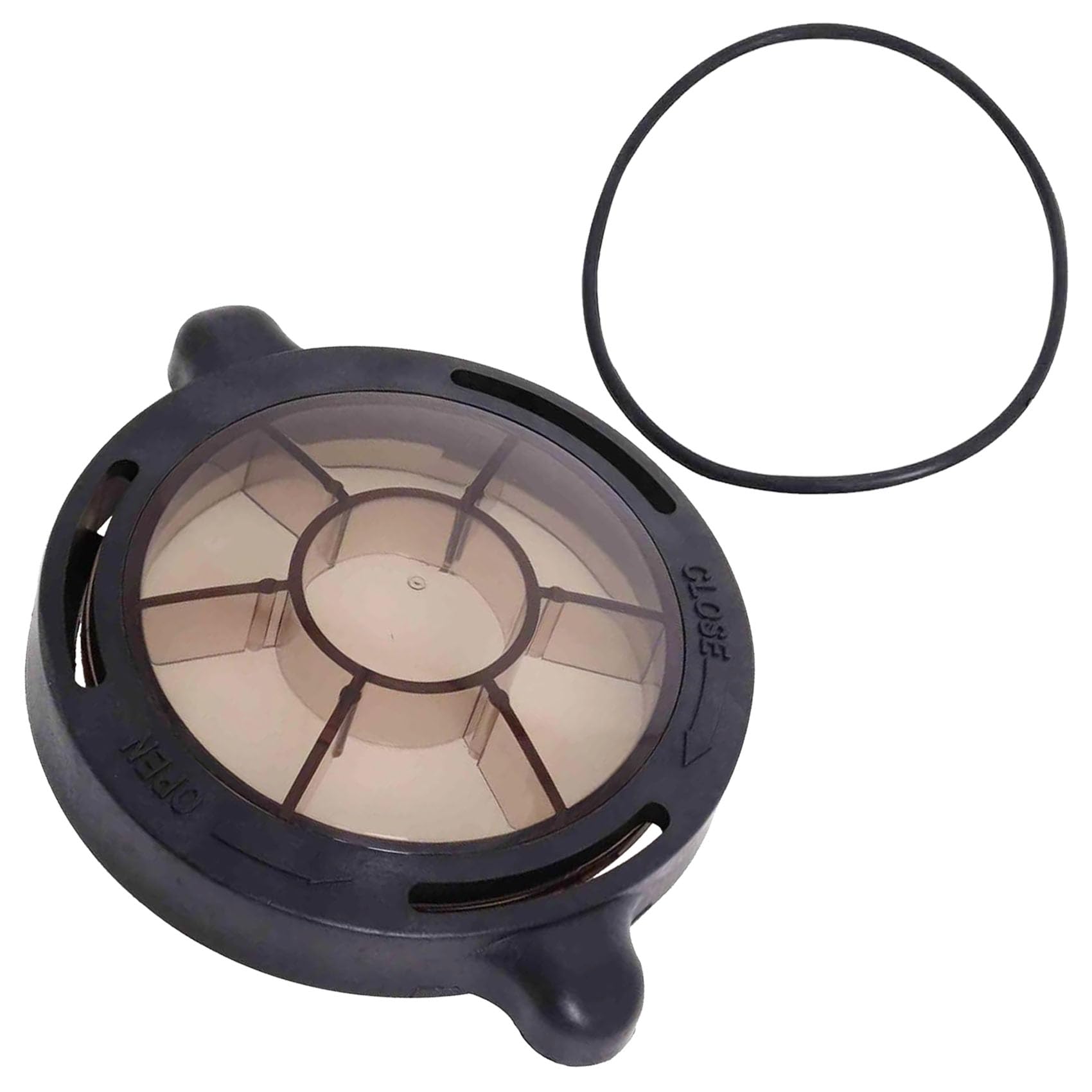 Photo 1 of Adozsb Replace Swimming Pool Pump Basket Cover and O-Ring Compatible with Splapool Pureline Luxury Above Ground and Underground NEP2134 P012728CR 47252772 AC81361 72728 72729 72730 2747 72748 16578