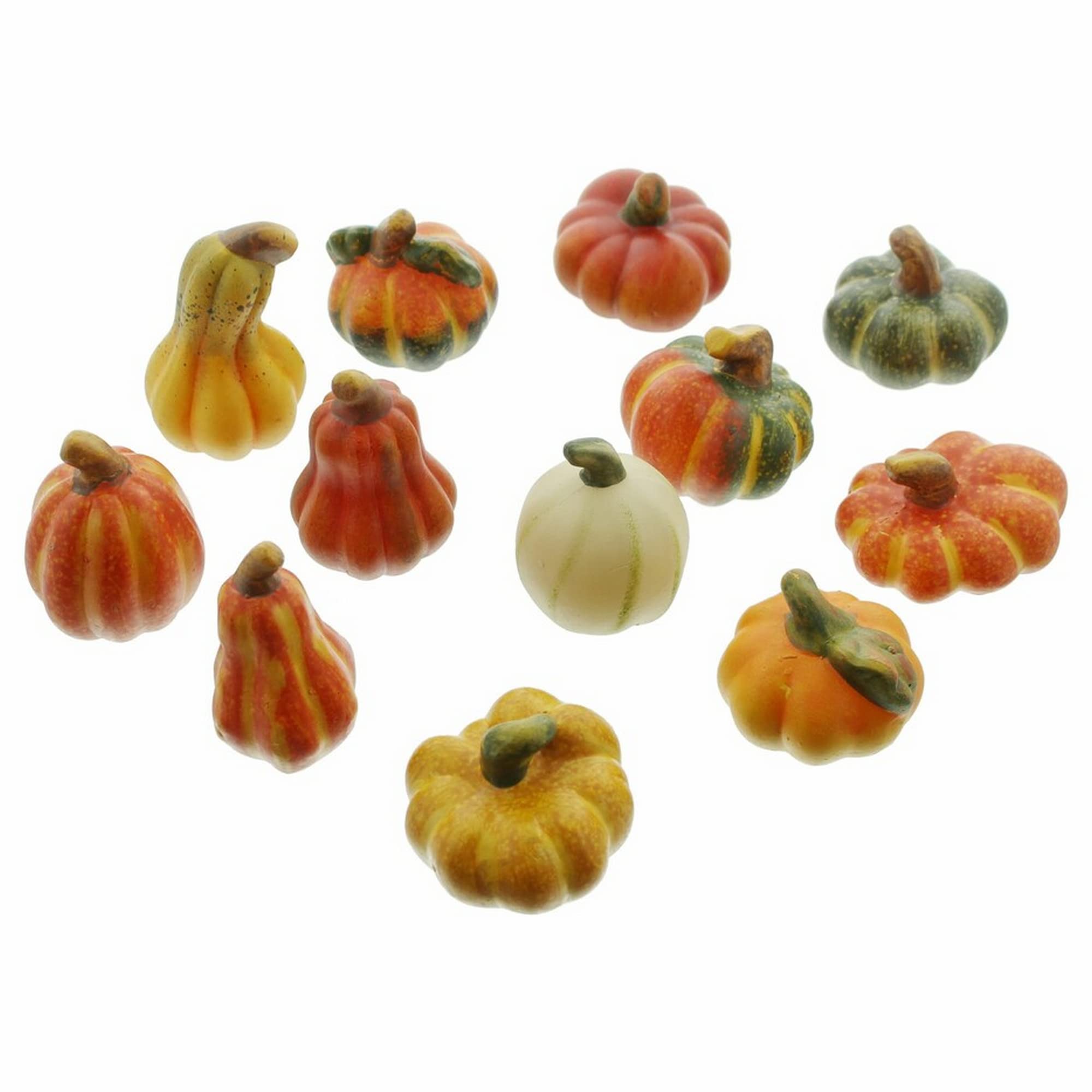 Frank Flechtwaren Decorative Terracotta pumpkins, set of 12
