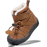 Newsonet Toddler Winter Snow Boots Boys Girls Cold Weather Baby Faux Fur Shoes (Infant/Toddler/)