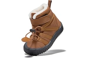 Newsonet Toddler Winter Snow Boots Boys Girls Cold Weather Baby Faux Fur Shoes (Infant/Toddler/)