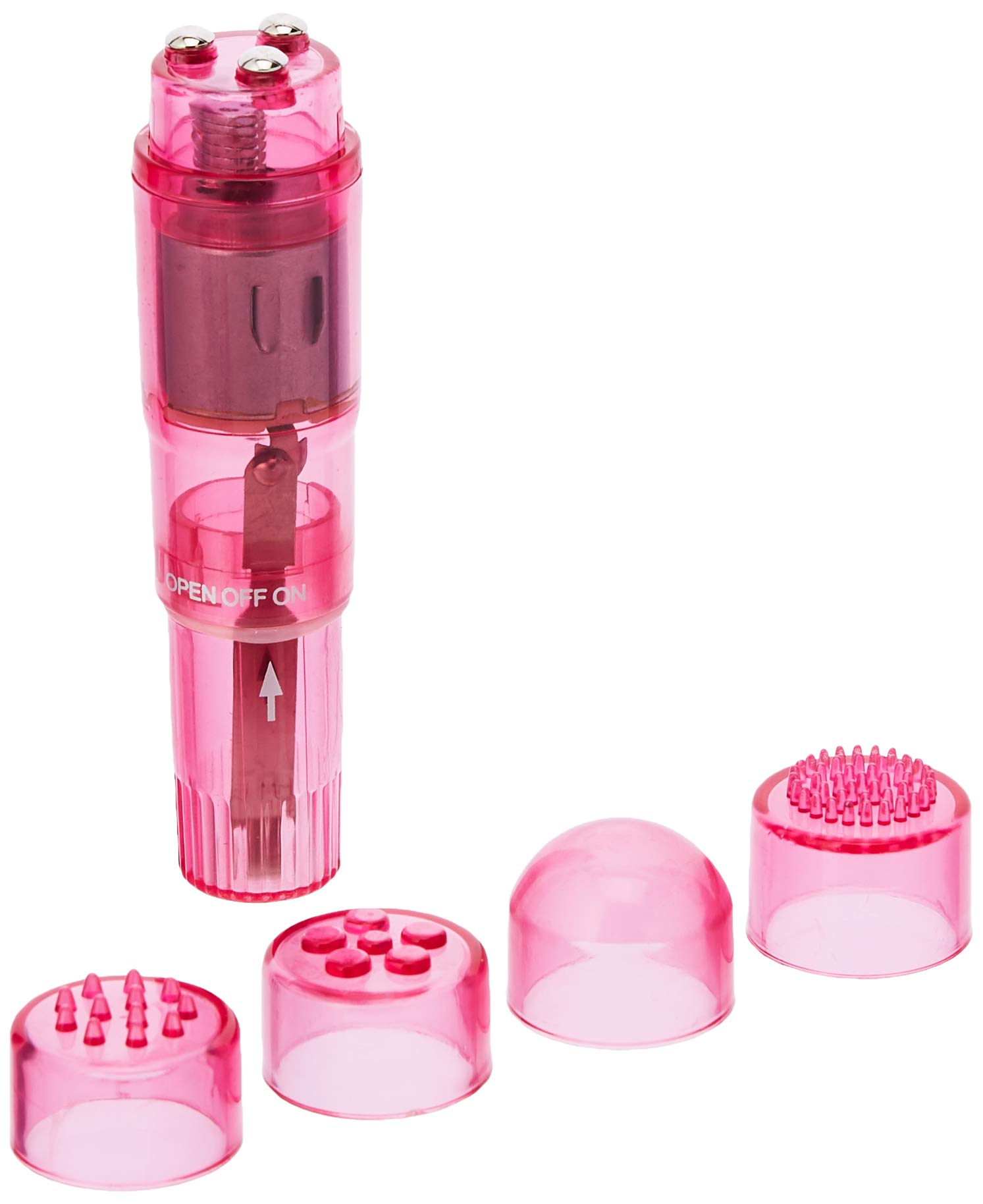 BeHorny Mega Power Mini Vibrator with Interchangeable Heads