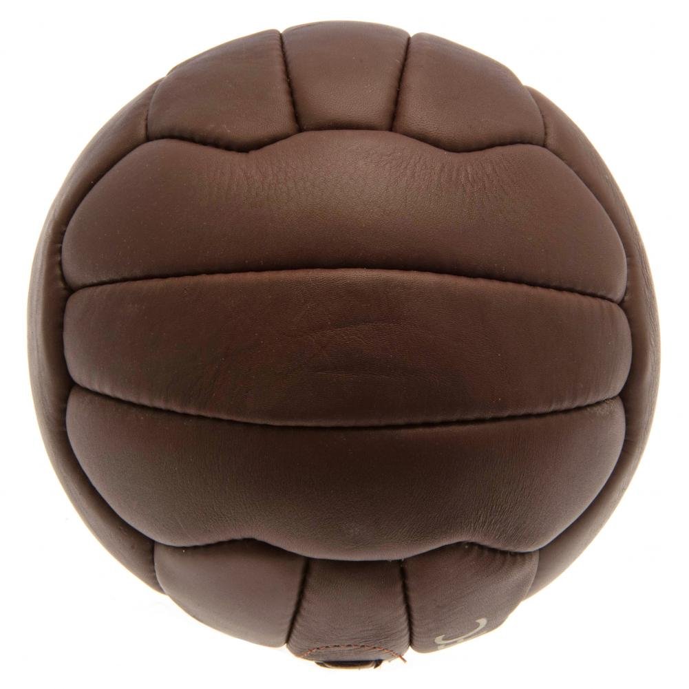 Liverpool F.C. HY-PRO Size 5 Real Leather Heritage Football – Official Vintage-Style Match Ball with Club Crest – Premium Collectible Gift for Reds Fans