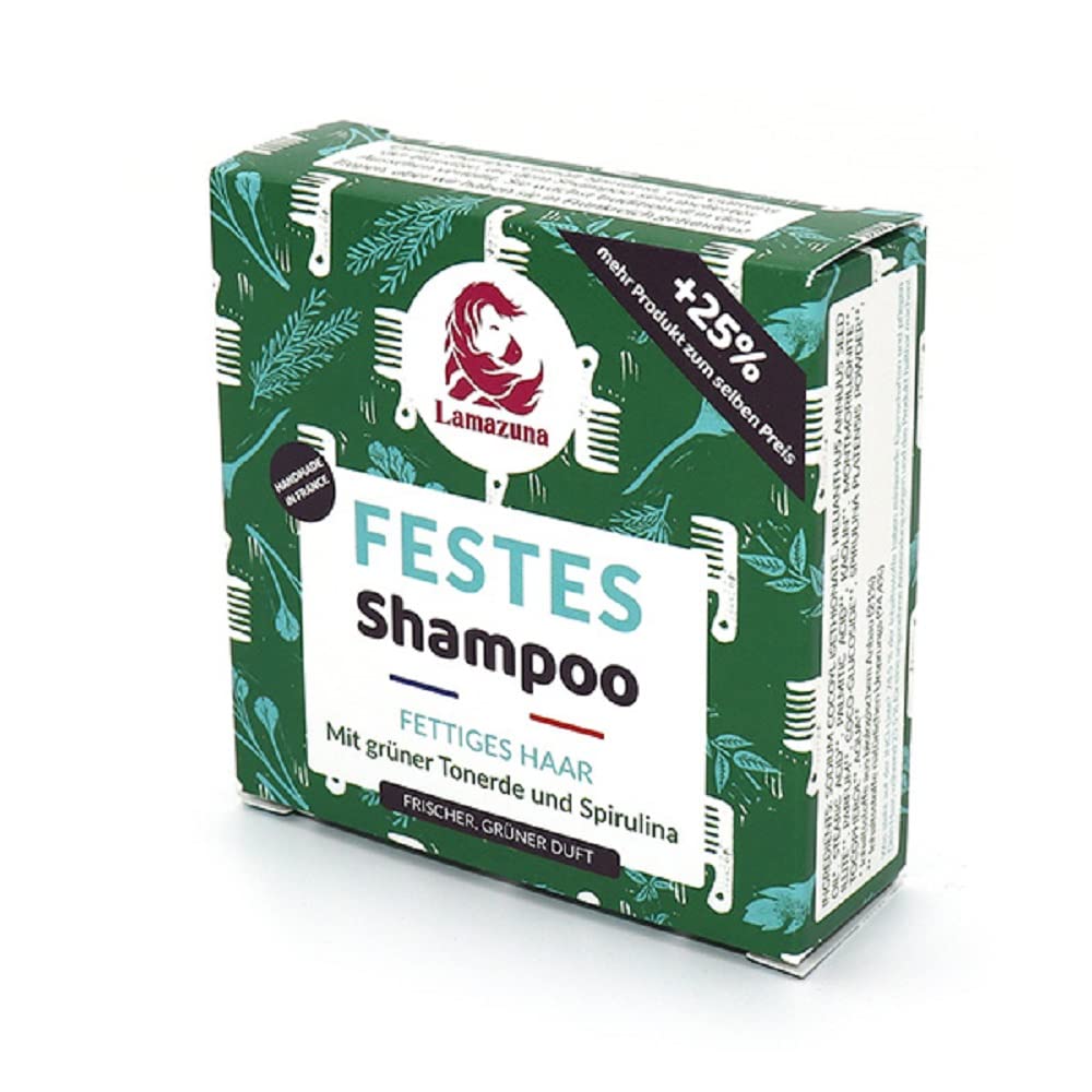 Solid Shampoo Spirulina Oily Hair 76 g