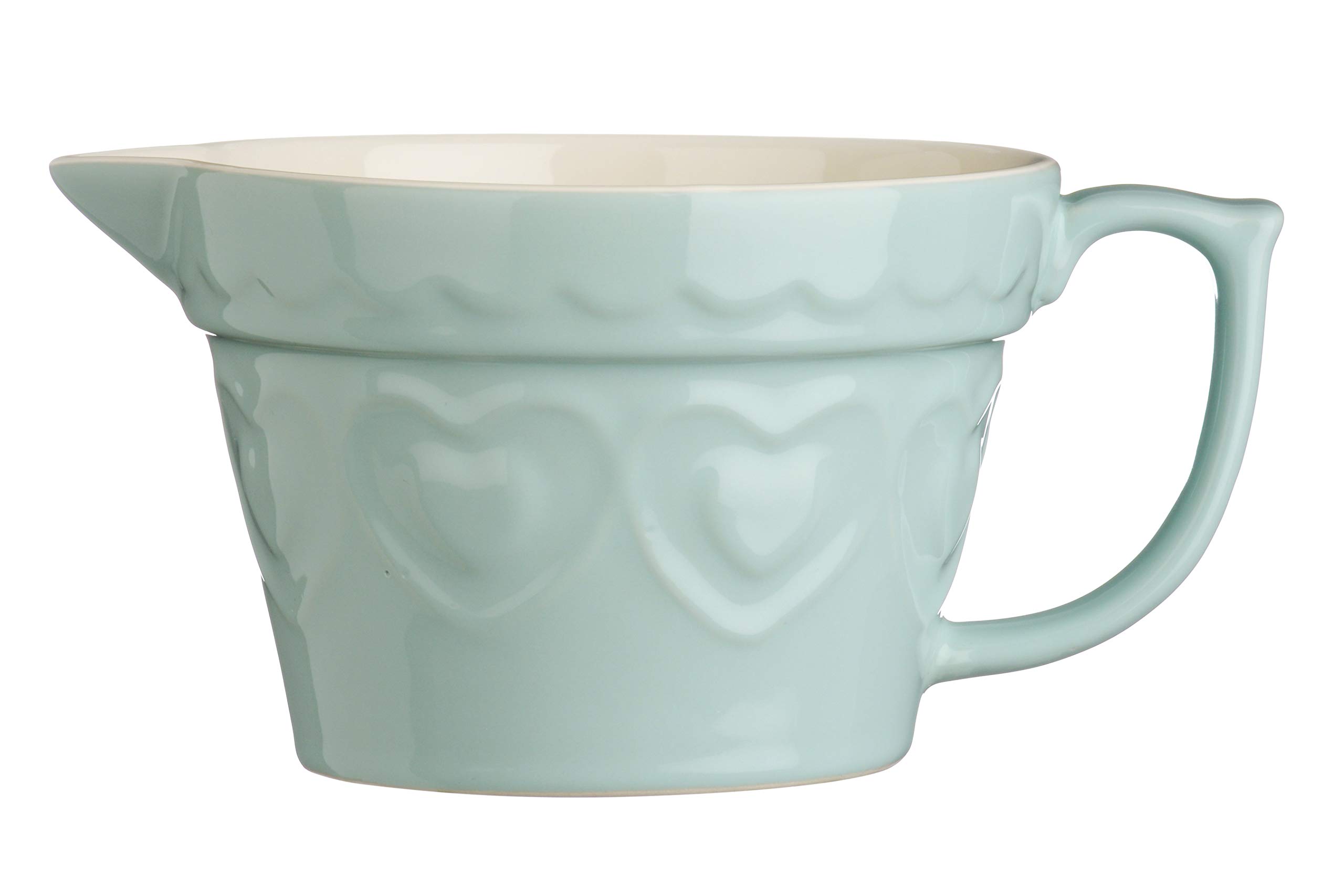 Premier Housewares Sweet Heart Basting Jug, Pastel Green, 1.7 Litre