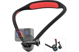 JUSMO ULANZI Go-Quick II Neck Mount for GoPro Magnetic Necklace Holder, Camera POV Mount Compatible with GoPro Hero12/11/10/9/8/7/6/5/4/MAX, AKASO, DJI Osmo Action, Insta360 and Most Action Cameras