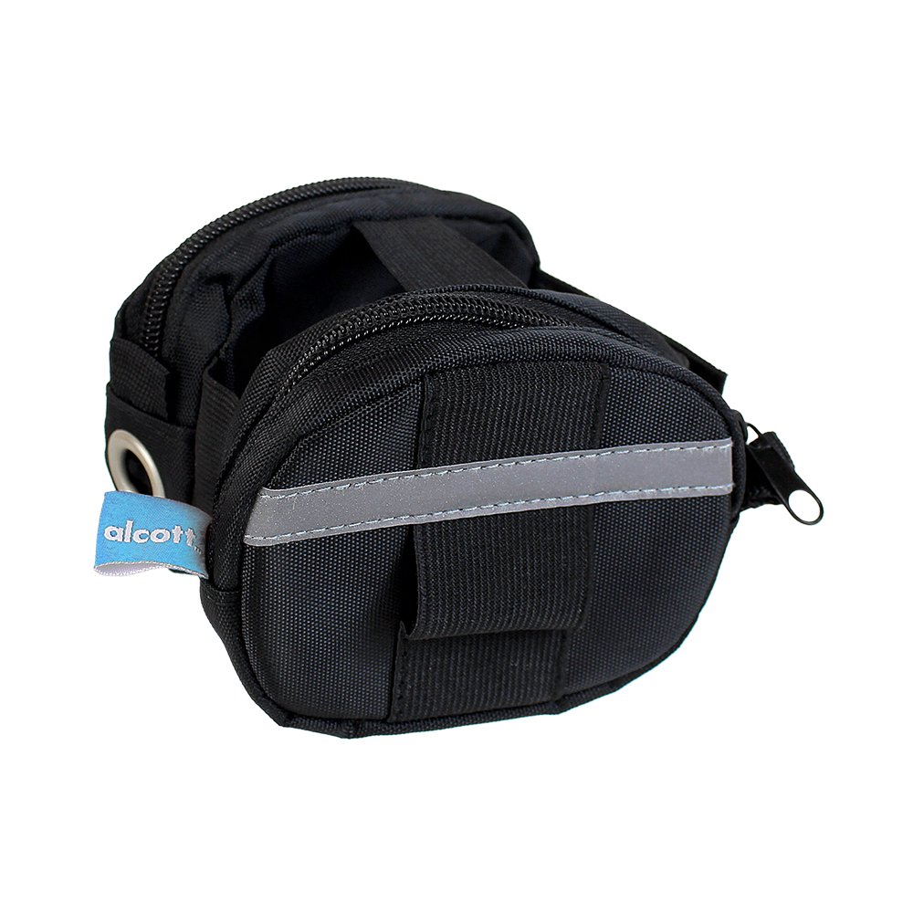 Alcott Retractable Leash Luggage for Large Leashes, Black