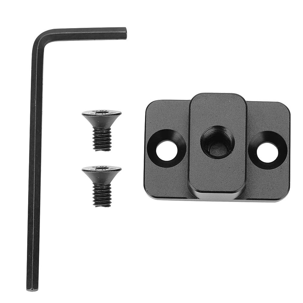 Multifunctional Screen Holder Compatible with Ronin S, Extension Mounting Plate Gimbal Handheld Stabilizer Adapter, Mount Plate Grip Aluminum Alloy Camera External Monitor Stand Hold Accessories