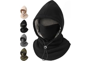 DaMaiTeMai 2027 New 3 in 1 Winter Hat, Fleece Double‑Layer Integrated Hat | 3-in-1 Face & Neck Gaiter, Unisex Winter Fleece B