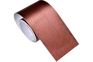 Kelendle Metallic Wallpaper Border Peel and Stick Flexible Molding Trim Self Adhesive Decorative Wall Lines Border Lines for Bathroom Kitchen Hotel DIY Home Decoration 4.2x196.8 Copper