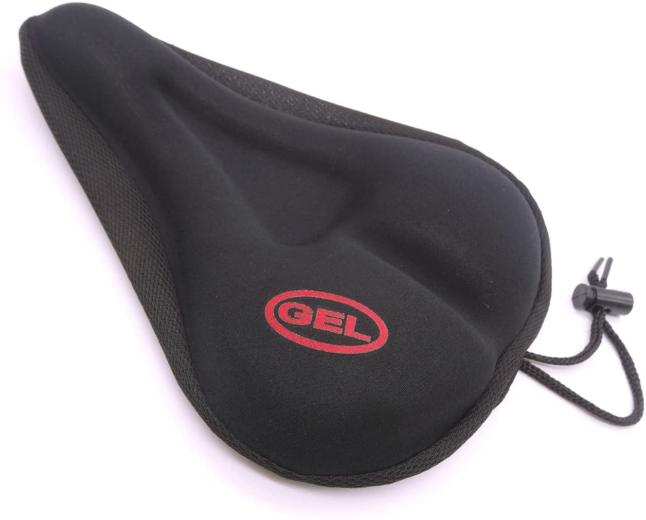 Maveek Gel Bike Seat Cover - Extra Comfortable Soft Gel Bicycle Seat Cycle Saddle Cushion Bicycle Pad Cover (Black)