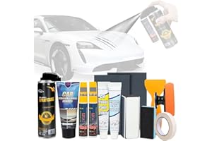 23GUANYI Car Paint Scratch Remover with Jet Canister,Car Scratch Remover for Deep Scratches,Car Touch Up Paint Scratch and Swirl Remover Car Scratch Repair Kit (Silver Gray + Titanium Gray)