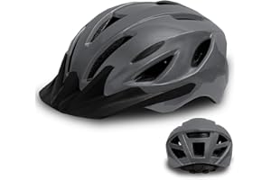 AISSTXOER Adult Bike Helmet for Women & Men - Removable Visor for Mountain & Road Cycling - CPSC Safety-Certified - Stylish & Durable Bicycle Helmet with Suggested Fits Head 58 to 62cm