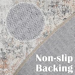 jinchan Round Rug 8ft Area Indoor Modern Circle Rug