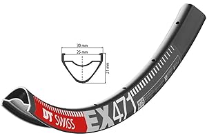 DT Swiss EX 471 SBWT disc-Specific 28 Hole Presta-drilled Black - 650b