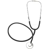 Medline MDS926101 Single-Head Stethoscope, Black