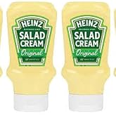 Heinz (United Kingdom) Salad Cream Squeeze Top down 425-gram 2-Pack Imported from UK