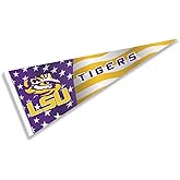 Louisiana State LSU Tigers Nation USA Stars and Stripes Pennant Pennant Banner Flag