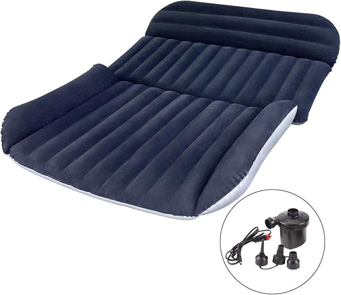 ACROSSPART SUV Luftmatratze Auto Camping - Mit Luftpumpe & Kissen - Doppelseitige Matratze 1,7x1,2m Für Reisen & Outdoor