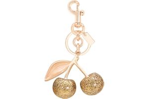 SKYFUN Cherry Keychain for Women Strawberry Apple Bag Charm Key Chain Accessories Gifts for Birthday Christmas Valentine Day