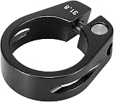 X AUTOHAUX 31.8mm Aluminum Seat Post Clamp Black 1.25 inch view 4