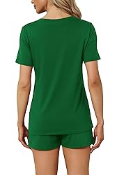 RUBZOOF Two Piece Outfits for Women Short Sleeve V