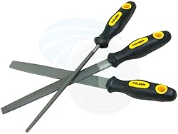 TOLSEN 3pcs T12 Carbon Steel Rasp File Set Grinder