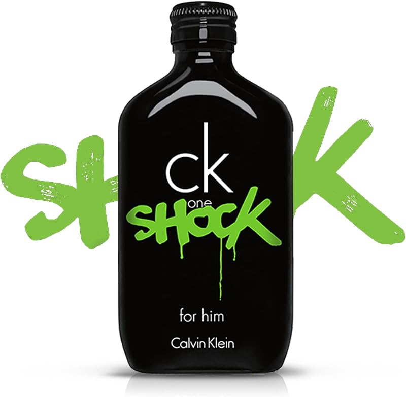 CK One Shock Eau de Toilette para hombre | Fragancia masculina fresca con notas de lavanda, pachulí y mandarina | Atemporal y de larga duración | 100ml — foto 5 de 6