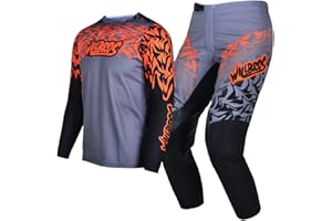 Willbros Youth Jersey Pant Combo for Kids MX Motocross Gear Set Childen Racewear Off-road MTB ATV Motorcycle Boys Girls