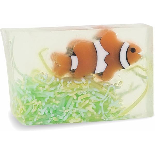 Bear Natural Organics Kids Soap Clear Soap With Fish Toy Inside 4 Ounce Fish Color May Vary