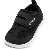 STQ KIDS Wide Toe Box Toddler Shoes Zero Drop Boys Girls Barefoot Shoe Non-Slip Little Kids Sneakers for First Walking