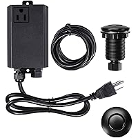 Garbage Disposal Air Switch Kit Single Outlet Sink Top Waste Disposal ...
