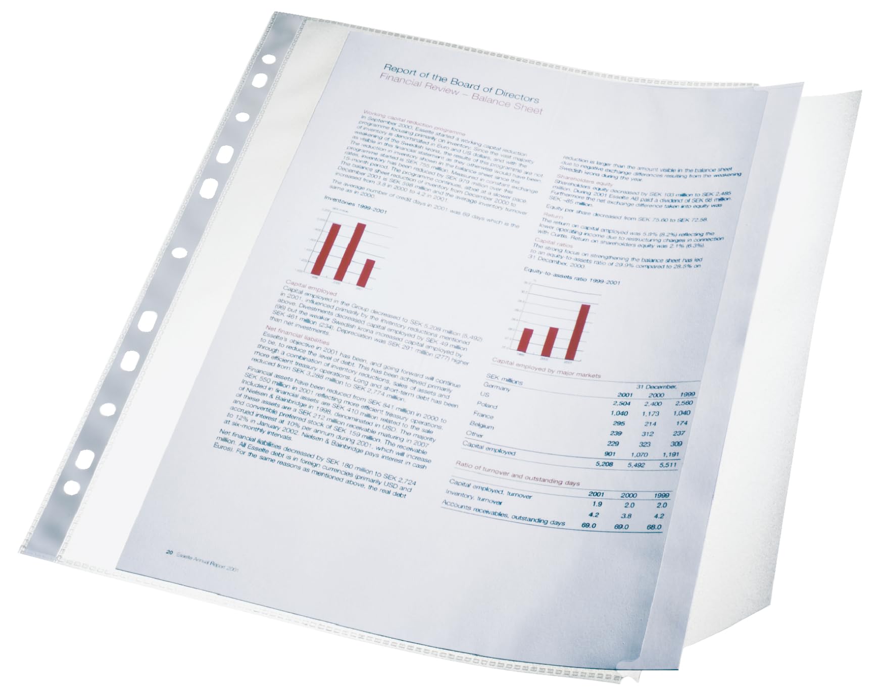 Esselte Pocket with Flap Transp Pack of 10 17939