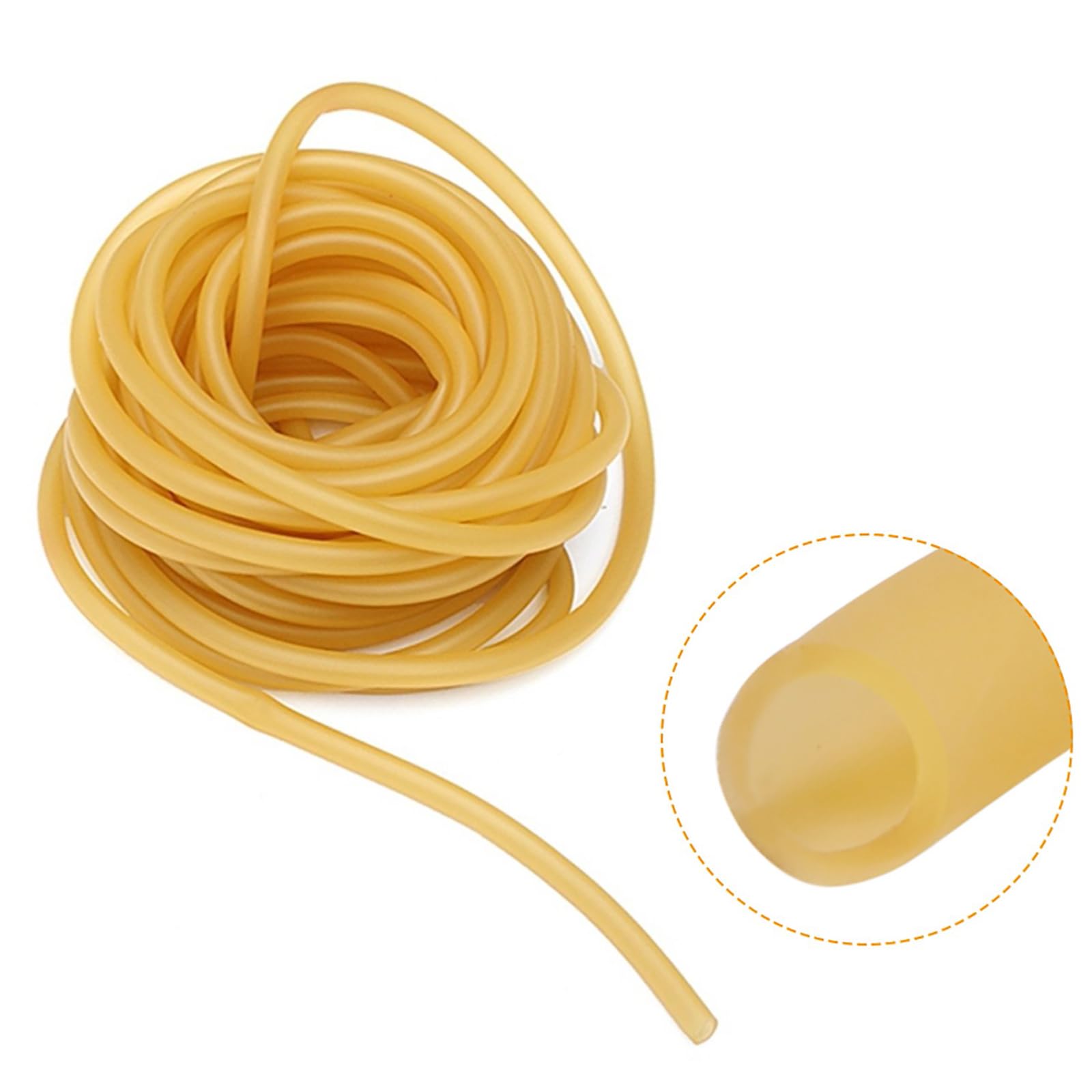 3 m, 6 x 9 mm Rubber Slingshot Natural Latex Rubber Band Rubber Hose for Making Professional Slingshot Catapult Surgical Tube Elastic Parts for Yoga Pull Exercise Watering