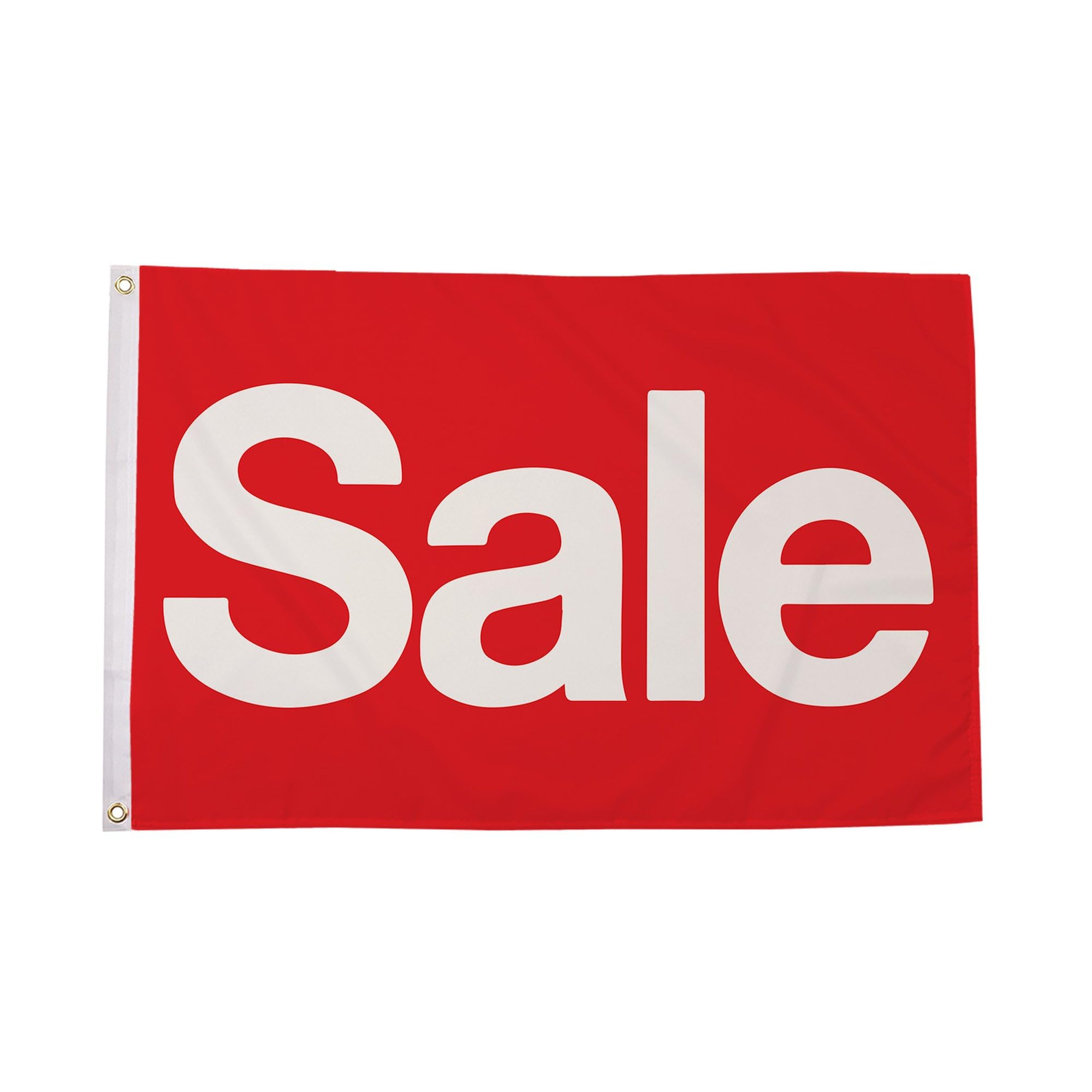 Flagtex Sale Red Flag 3ft x 2ft Small Flag 90cm x 60cm | Premium Woven Polyester with Brass Eyelets | Indoor Outdoor Garden Decoration Wall Hanging Display | Shop Business Advertising Banner